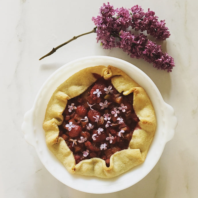 Björn’s Honey Rhubarb-Raspberry Pie