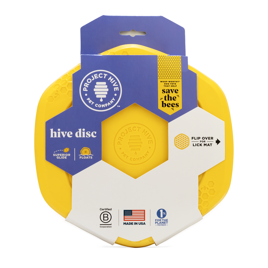 Dog Toy - Hive Disc & Lick Mat