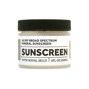 30 SPF Broad Spectrum Royal Jelly Mineral Sunscreen